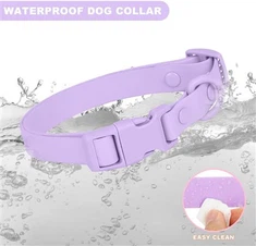 צווארון כלב אבזם PVC מתכוונן