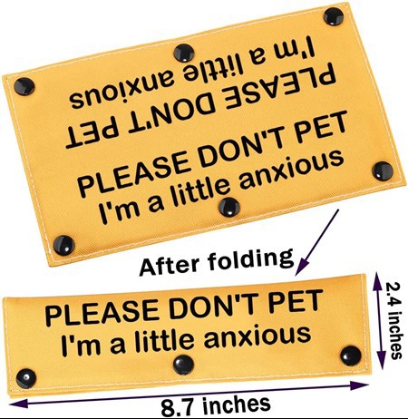 שרוול רצועת כלבים חרדים